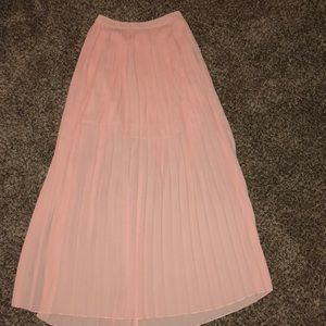 Maxi Skirt. Slits on both sides of skirt.